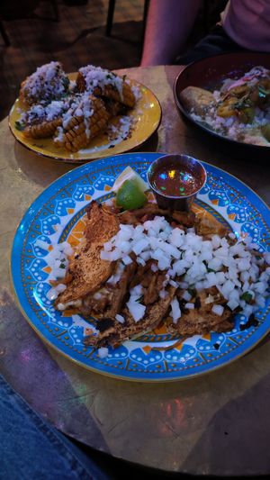 Steak tacos at Antojitos Cantina - Paradise Palms in Edinburgh