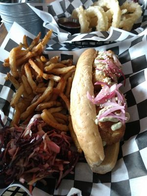 Tofu fish sub at Lucky Pig - Paradise Palms in Edinburgh