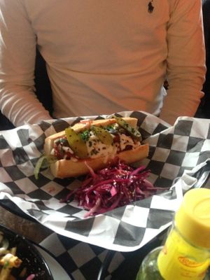 Po boy special at Lucky Pig - Paradise Palms in Edinburgh