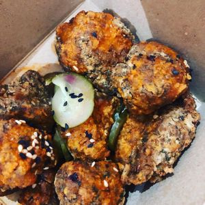 Souther Fried Seitan  at Lucky Pig - Paradise Palms in Edinburgh