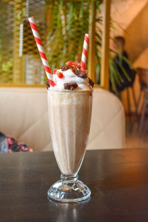 Vegan freakshake! at SNCKBR in Amsterdam