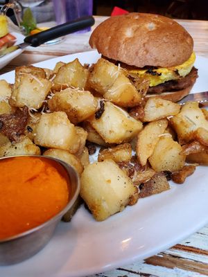 Gf breakfast sandwich  #Veganuary at MeeT in Gastown in Vancouver