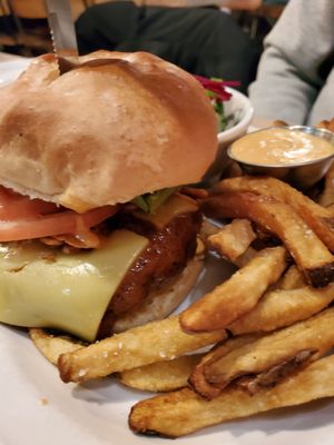 Delicious burger #Veganuary at MeeT in Gastown in Vancouver