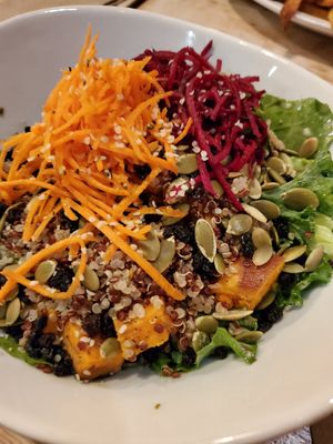 Quinoa and yam bowl #Veganuary at MeeT in Gastown in Vancouver