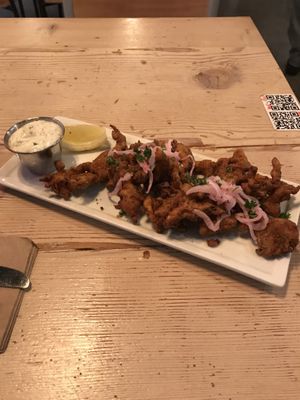 Kalamari  at MeeT in Gastown in Vancouver