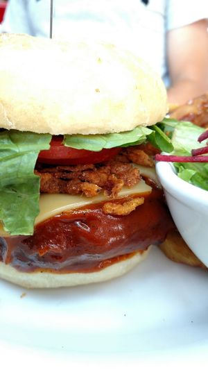 BBQ Burger at MeeT in Gastown in Vancouver