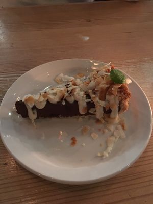 Choco coconut ganache cake  at MeeT in Gastown in Vancouver