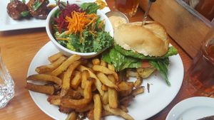 Double-Double. What more do you need in life  at MeeT in Gastown in Vancouver