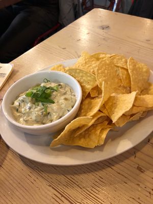 Spinach dip 😍 at MeeT in Gastown in Vancouver