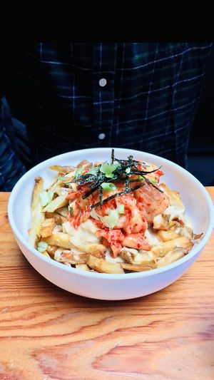 Poutine 💝 at MeeT in Gastown in Vancouver