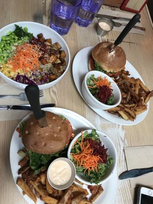 Mucho Gusto Burger, Big Yum, Angry Burger at MeeT in Gastown in Vancouver