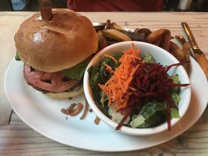 Meet burger 🍔  at MeeT in Gastown in Vancouver