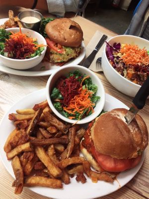 yummy burgers😍 at MeeT in Gastown in Vancouver