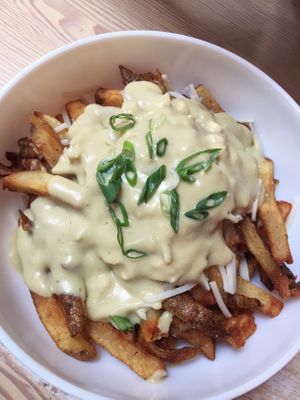 poutine! at MeeT in Gastown in Vancouver