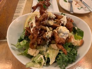 Calamari Caeser Salad  at MeeT in Gastown in Vancouver