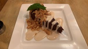 Chocolate ganache  at MeeT in Gastown in Vancouver