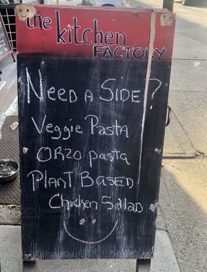 Sides for today! at The Kitchen Factory in Cincinnati