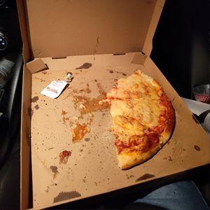 My fiance and I could not stop eating to take a photo. We absolutely tore into this pizza. The owners are vegan so you're in great hands!!! You can tell by how delicious the pizza  at The Kitchen Factory in Cincinnati