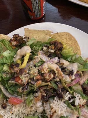 Beans and rice salad  at Allyn's Cafe in Cincinnati