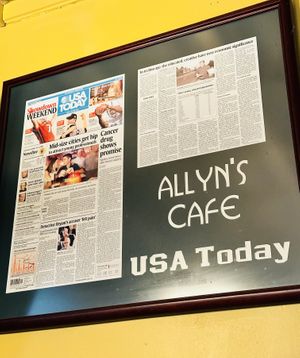   at Allyn's Cafe in Cincinnati