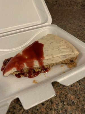  Vegan cheesecake!!  at Allyn's Cafe in Cincinnati