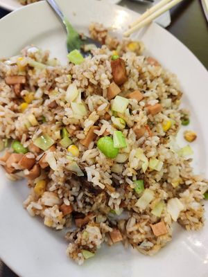 Ham fried rice at Formosa Vegetarian Eating House in Kardinya