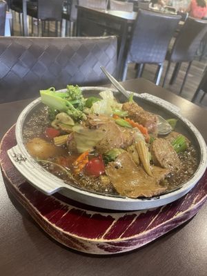 Sizzling ‘beef’   at Formosa Vegetarian Eating House in Kardinya