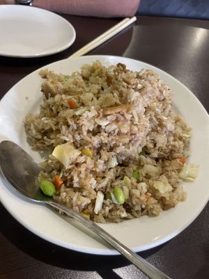 ‘Chicken’ fried rice  at Formosa Vegetarian Eating House in Kardinya