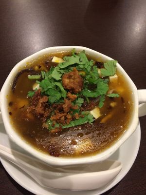 Hot & Sour soup at Formosa Vegetarian Eating House in Kardinya