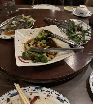 Food was too good to take a picture before it was mostly gone   at Single Pebble in Burlington