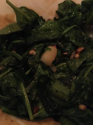 Sautéed spinach at Jaleo in Bethesda