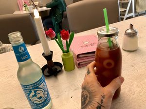 drinks at Cafe Glück in Fulda