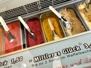 ice cream & sorbet at Cafe Glück in Fulda