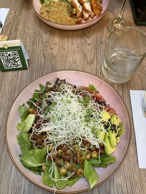 curry bowl  at Mundo Verde in Medellin