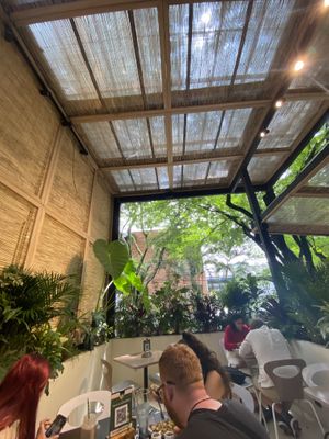 terrace at Mundo Verde in Medellin