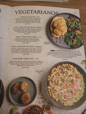 Opciones vegetarianas y veganas at Mundo Verde in Medellin