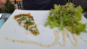quiche at Timo Franke - Vegan Cuisine in Buehl
