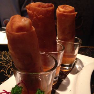 spring rolls at L'Thai Organic Restaurant - East in Tucker