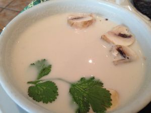 coconut soup at L'Thai Organic Restaurant - East in Tucker