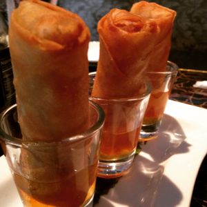 spring rolls at L'Thai Organic Restaurant - East in Tucker