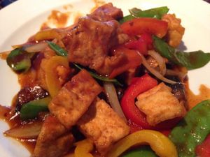 chili tofu at L'Thai Organic Restaurant - East in Tucker