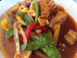 chili tofu at L'Thai Organic Restaurant - East in Tucker