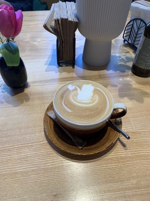 coffee  at Holigans in Vilnius