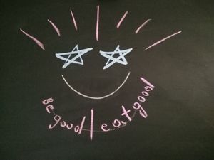 Slogan at Holigans in Vilnius