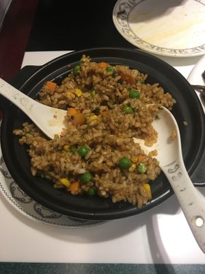 Fried Rice with Minced Mushroom Meat at Super Vegan - Huang Pu District in Shanghai