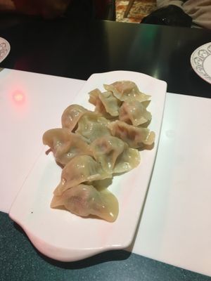 dumplings  at Super Vegan - Huang Pu District in Shanghai