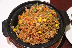 Fried rice at Super Vegan - Huang Pu District in Shanghai