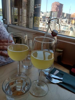 Kombucha (2x) at Cafe De Ceuvel in Amsterdam