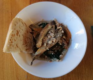 Eggplant at Cafe De Ceuvel in Amsterdam