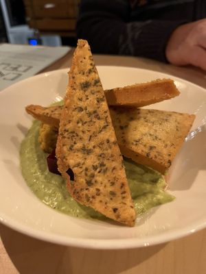Fried farinata. Amazing starter!  at Cafe De Ceuvel in Amsterdam